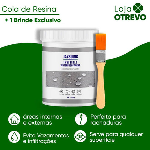 Cola de Resina Impermeável  - GoldBond® (ELIMINA TOTALMENTE AS INFILTRAÇÕES)